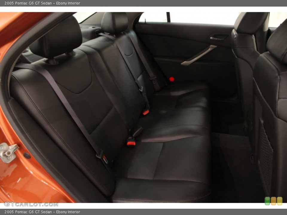 Ebony Interior Rear Seat for the 2005 Pontiac G6 GT Sedan #98377416