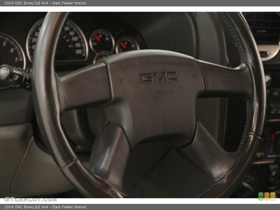 Dark Pewter Interior Steering Wheel for the 2004 GMC Envoy SLE 4x4 #98377554