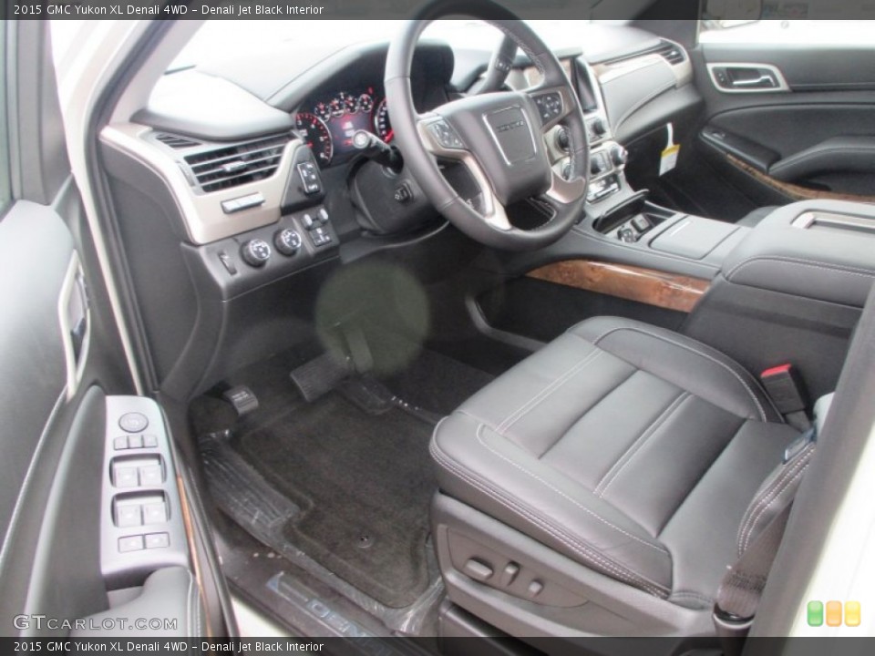 Denali Jet Black Interior Photo for the 2015 GMC Yukon XL Denali 4WD #98381289