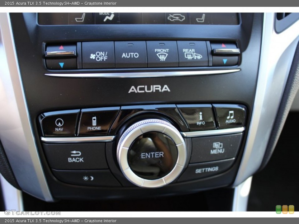Graystone Interior Controls for the 2015 Acura TLX 3.5 Technology SH-AWD #98382201
