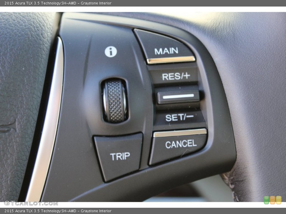 Graystone Interior Controls for the 2015 Acura TLX 3.5 Technology SH-AWD #98382216
