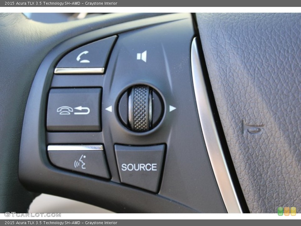 Graystone Interior Controls for the 2015 Acura TLX 3.5 Technology SH-AWD #98382231