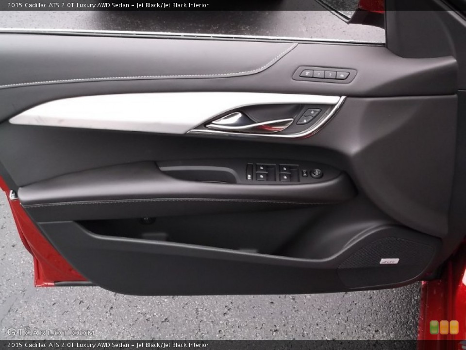 Jet Black/Jet Black Interior Door Panel for the 2015 Cadillac ATS 2.0T Luxury AWD Sedan #98386657