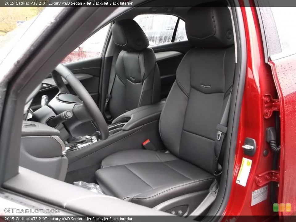 Jet Black/Jet Black Interior Front Seat for the 2015 Cadillac ATS 2.0T Luxury AWD Sedan #98386762