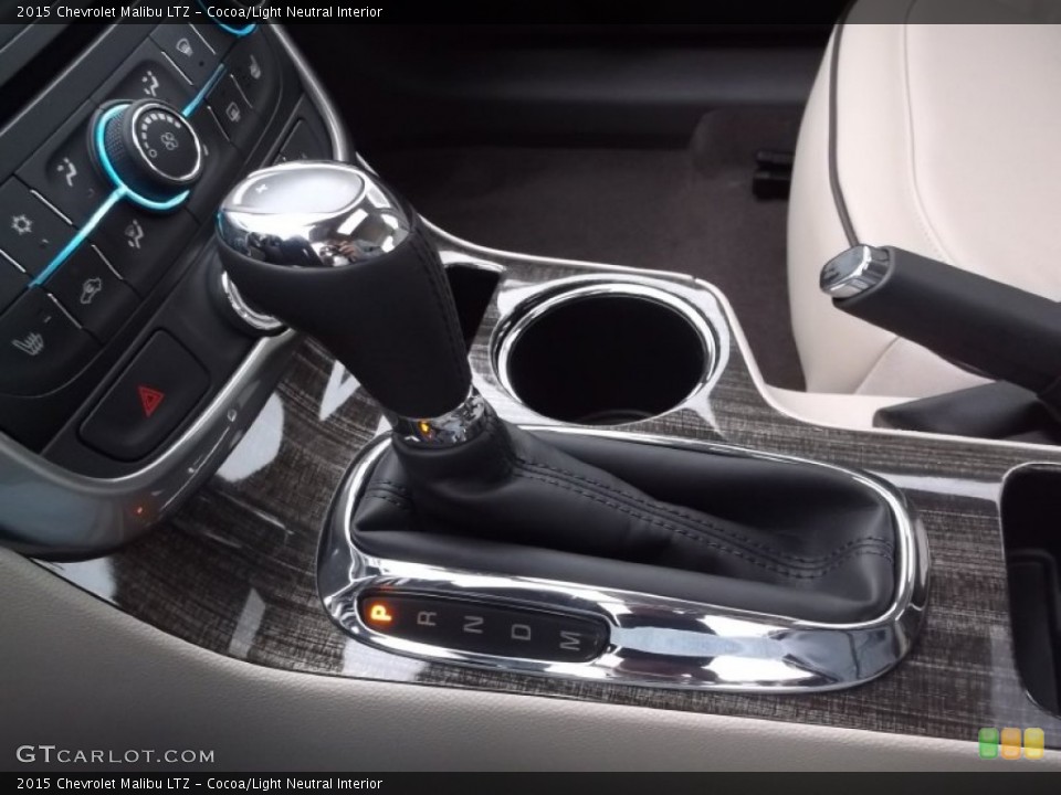 Cocoa/Light Neutral Interior Transmission for the 2015 Chevrolet Malibu LTZ #98388849