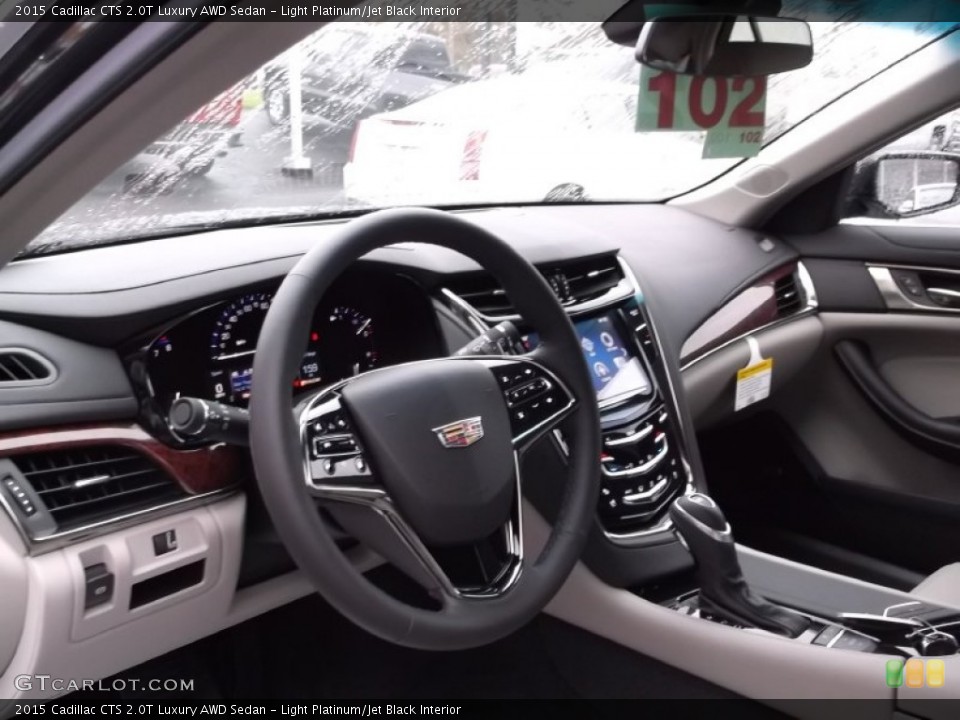Light Platinum/Jet Black Interior Dashboard for the 2015 Cadillac CTS 2.0T Luxury AWD Sedan #98389267