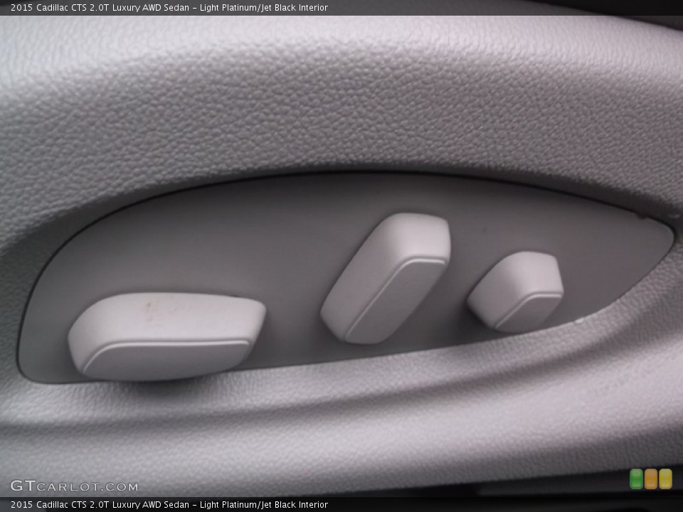 Light Platinum/Jet Black Interior Controls for the 2015 Cadillac CTS 2.0T Luxury AWD Sedan #98389345