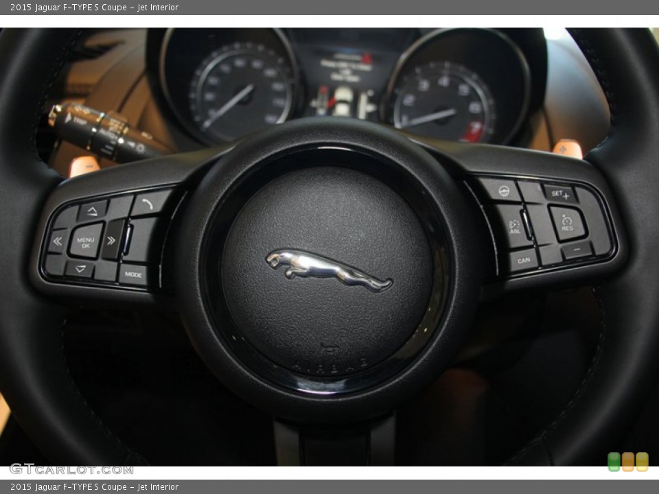 Jet Interior Steering Wheel for the 2015 Jaguar F-TYPE S Coupe #98390842