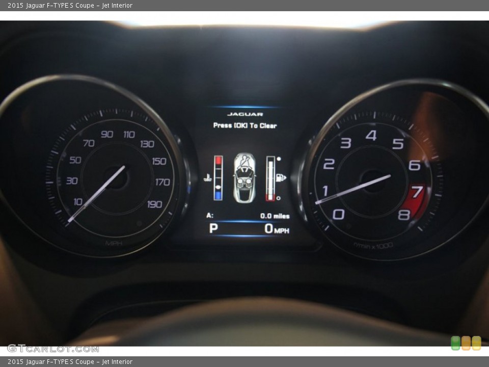 Jet Interior Gauges for the 2015 Jaguar F-TYPE S Coupe #98390890