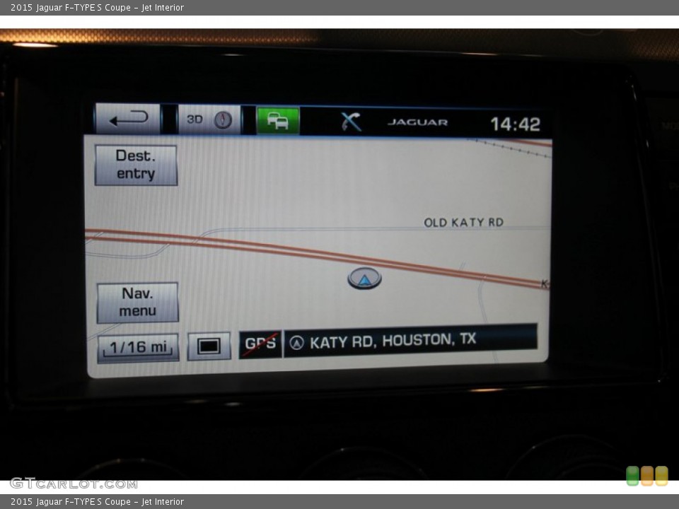 Jet Interior Navigation for the 2015 Jaguar F-TYPE S Coupe #98390935