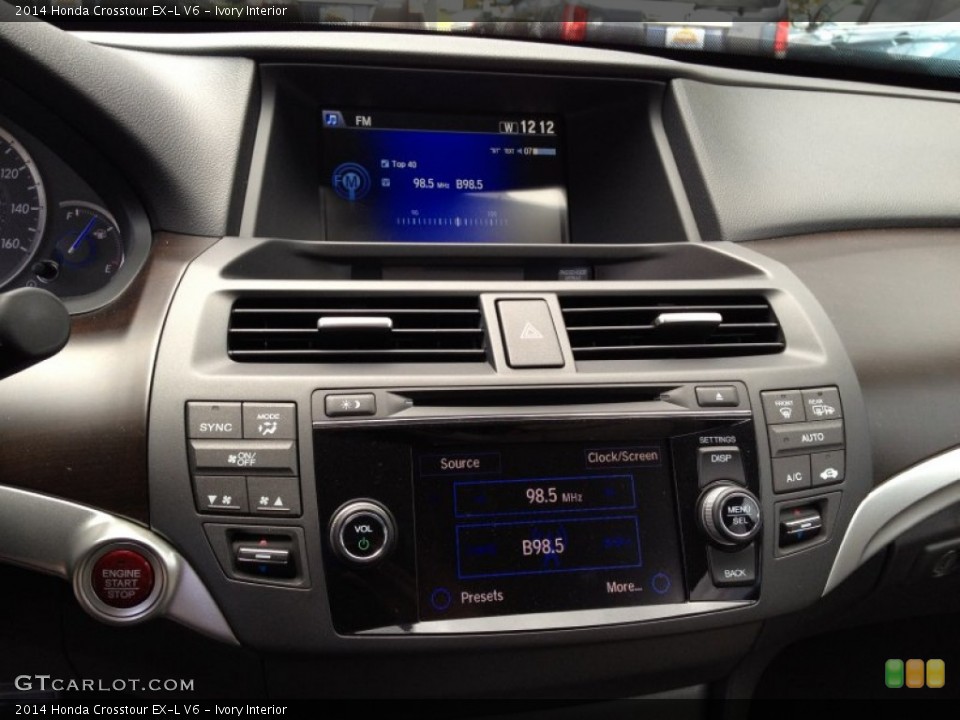Ivory Interior Controls for the 2014 Honda Crosstour EX-L V6 #98391289