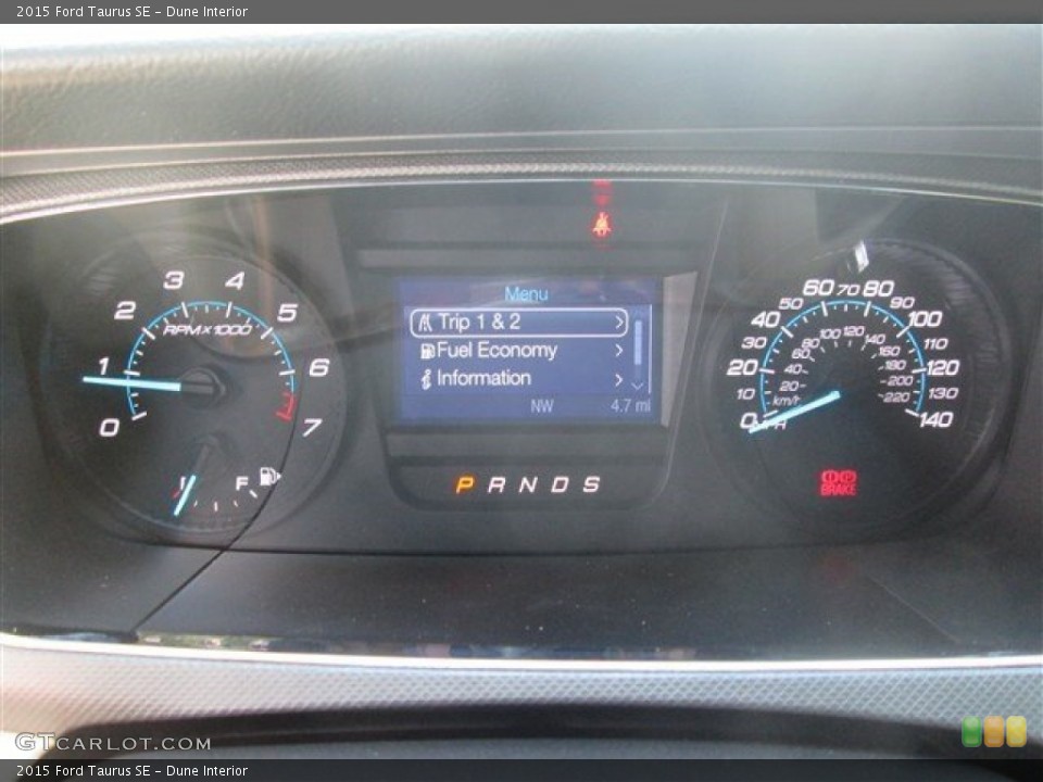 Dune Interior Gauges for the 2015 Ford Taurus SE #98391349