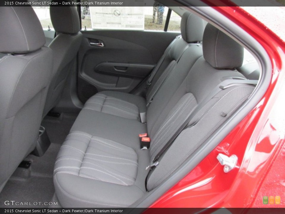 Dark Pewter/Dark Titanium Interior Rear Seat for the 2015 Chevrolet Sonic LT Sedan #98401471