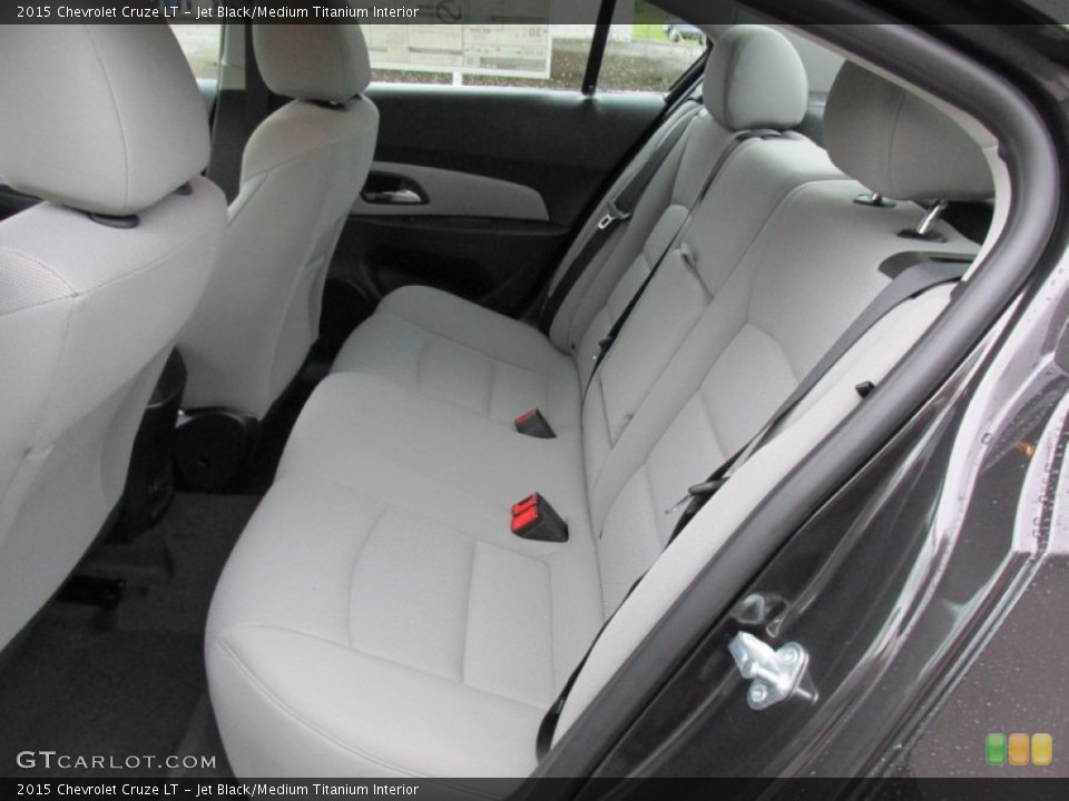 Jet Black/Medium Titanium Interior Rear Seat for the 2015 Chevrolet Cruze LT #98403288