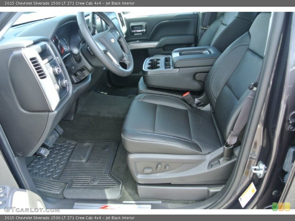 Jet Black Interior Photo for the 2015 Chevrolet Silverado 1500 LT Z71 Crew Cab 4x4 #98404183