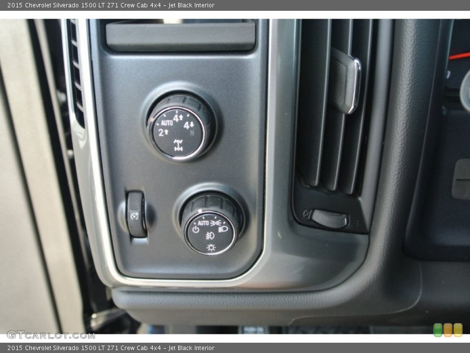 Jet Black Interior Controls for the 2015 Chevrolet Silverado 1500 LT Z71 Crew Cab 4x4 #98404225