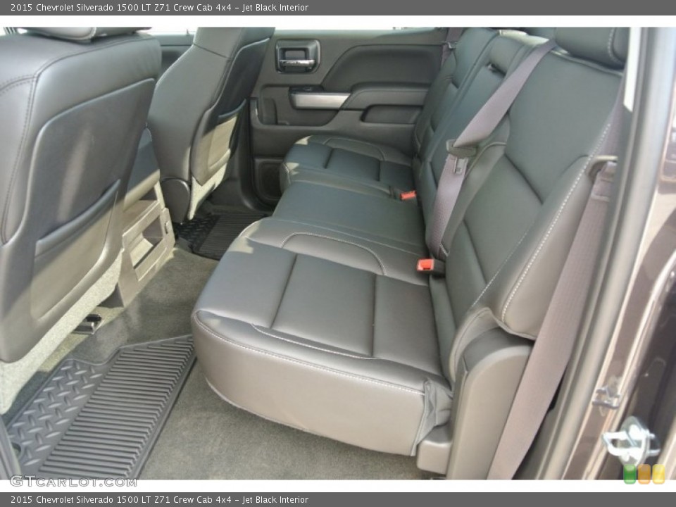 Jet Black Interior Rear Seat for the 2015 Chevrolet Silverado 1500 LT Z71 Crew Cab 4x4 #98404339