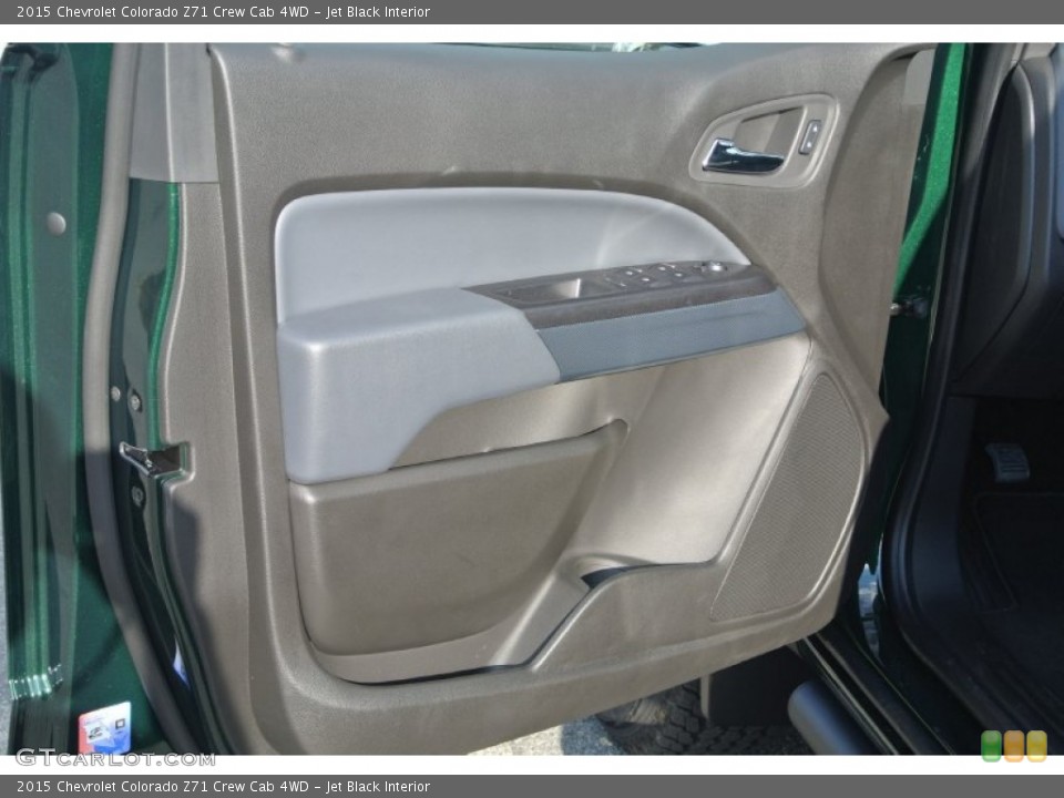 Jet Black Interior Door Panel for the 2015 Chevrolet Colorado Z71 Crew Cab 4WD #98404672