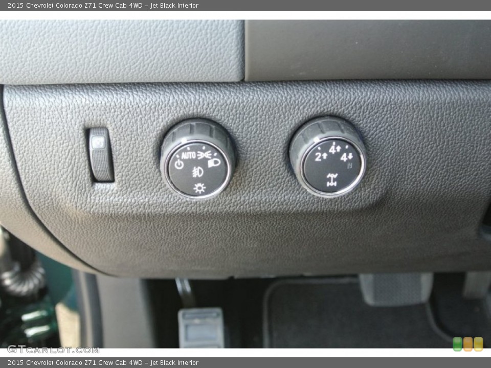 Jet Black Interior Controls for the 2015 Chevrolet Colorado Z71 Crew Cab 4WD #98404693