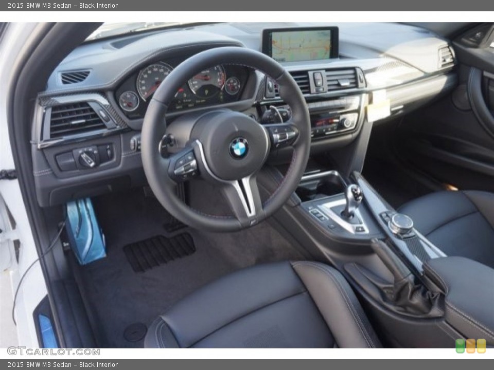 Black Interior Prime Interior for the 2015 BMW M3 Sedan #98410618