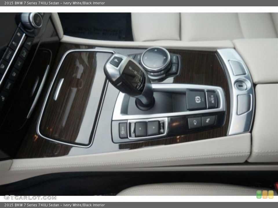 Ivory White/Black Interior Transmission for the 2015 BMW 7 Series 740Li Sedan #98411161