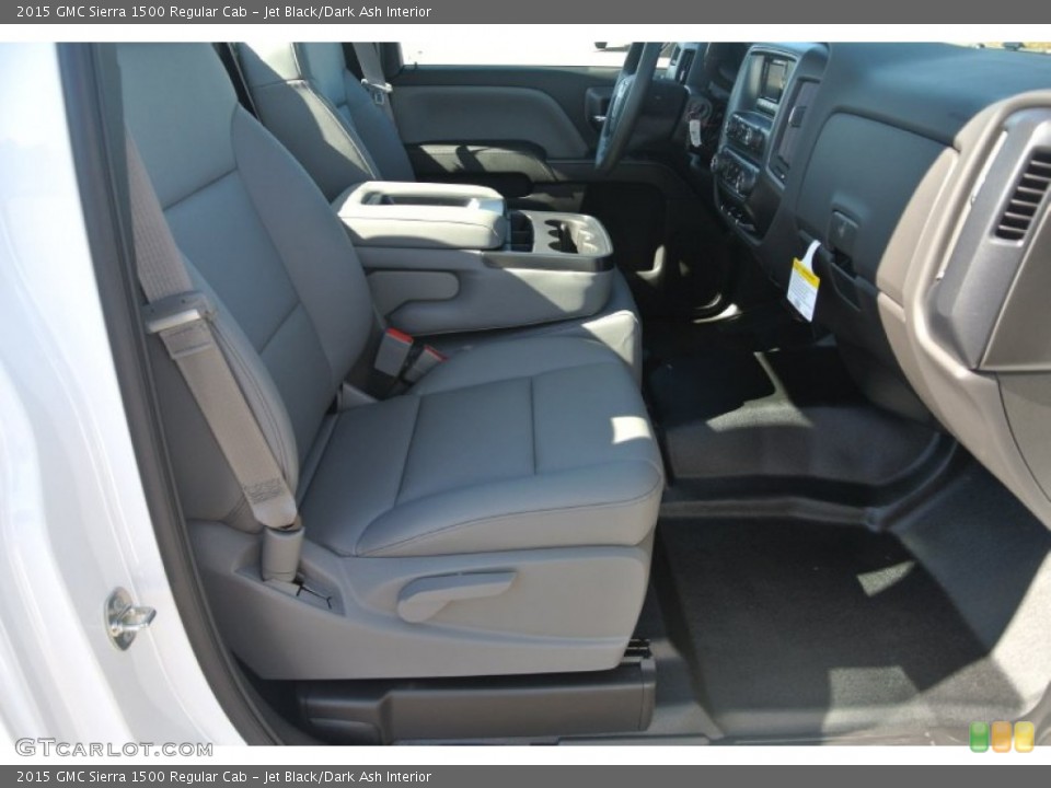 Jet Black/Dark Ash Interior Front Seat for the 2015 GMC Sierra 1500 Regular Cab #98412710