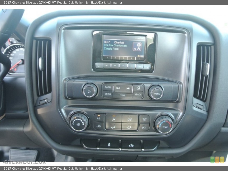 Jet Black/Dark Ash Interior Controls for the 2015 Chevrolet Silverado 2500HD WT Regular Cab Utility #98413075