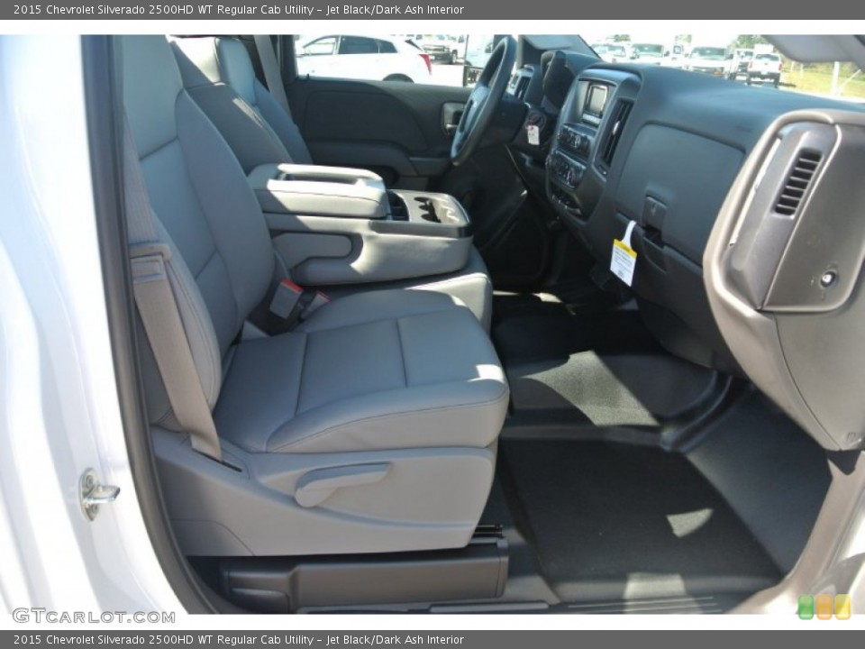 Jet Black/Dark Ash Interior Photo for the 2015 Chevrolet Silverado 2500HD WT Regular Cab Utility #98413198