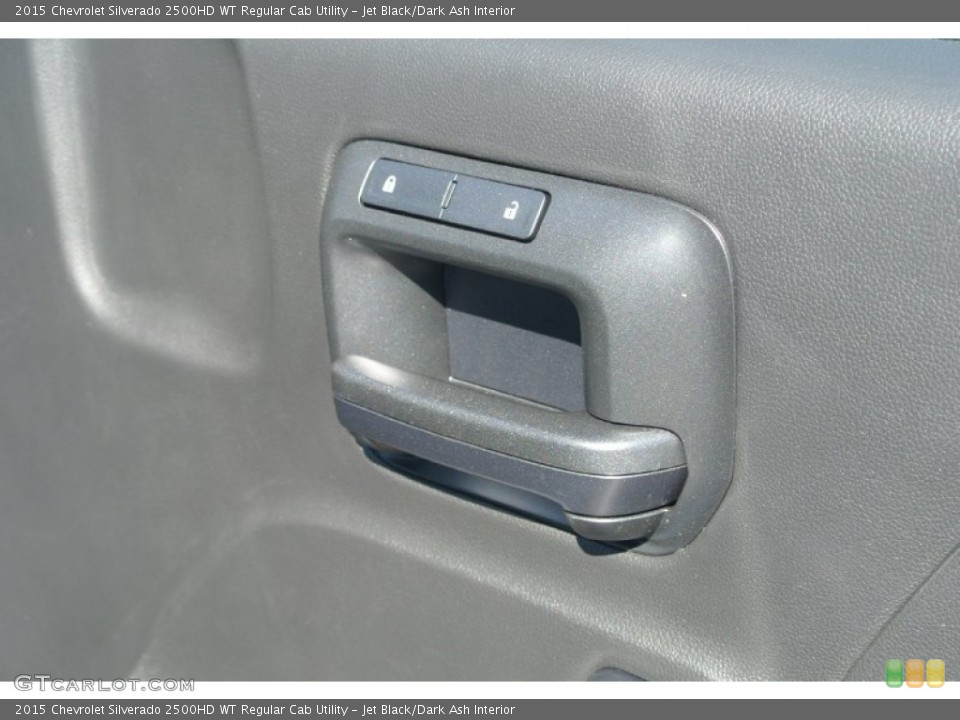 Jet Black/Dark Ash Interior Controls for the 2015 Chevrolet Silverado 2500HD WT Regular Cab Utility #98413243