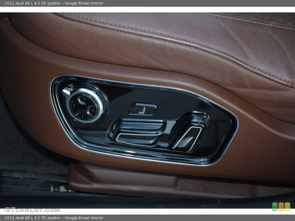 Nougat Brown Interior Controls for the 2011 Audi A8 L 4.2 FSI quattro #98416384