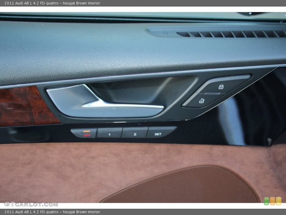 Nougat Brown Interior Controls for the 2011 Audi A8 L 4.2 FSI quattro #98416417