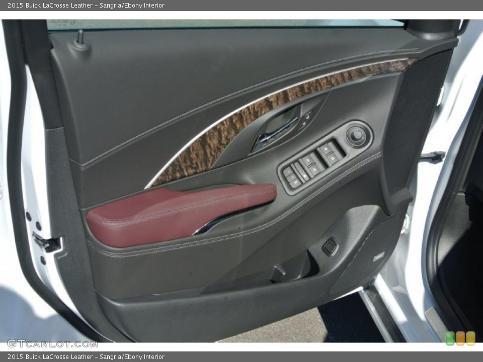 Sangria/Ebony Interior Door Panel for the 2015 Buick LaCrosse Leather #98416441