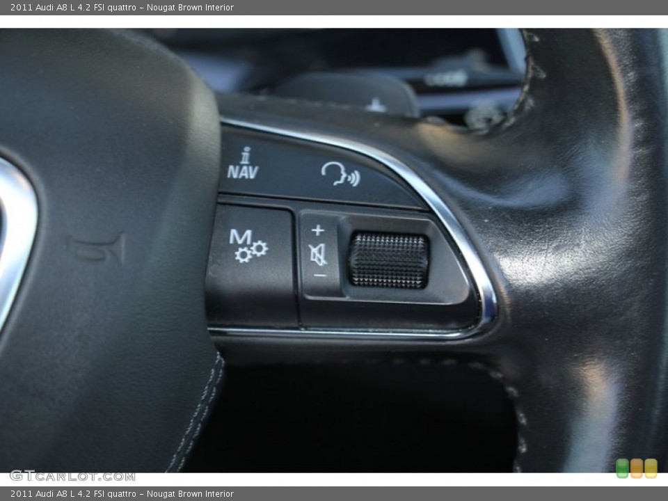 Nougat Brown Interior Controls for the 2011 Audi A8 L 4.2 FSI quattro #98416603