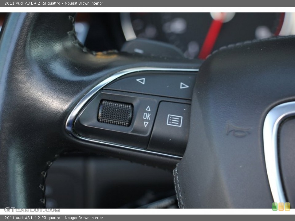 Nougat Brown Interior Controls for the 2011 Audi A8 L 4.2 FSI quattro #98416622