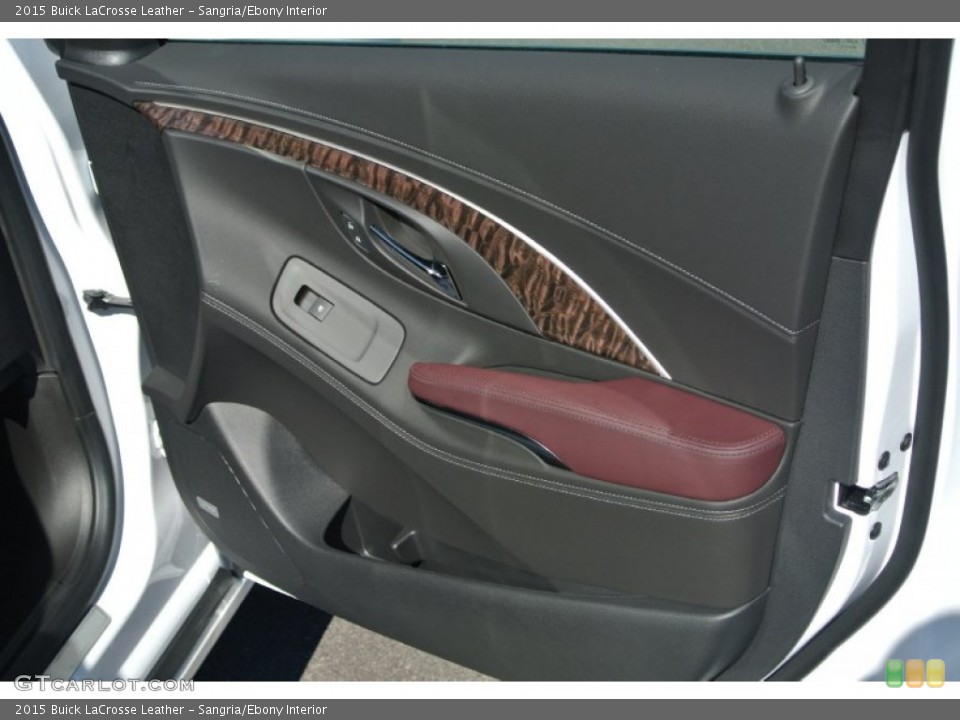Sangria/Ebony Interior Door Panel for the 2015 Buick LaCrosse Leather #98416633
