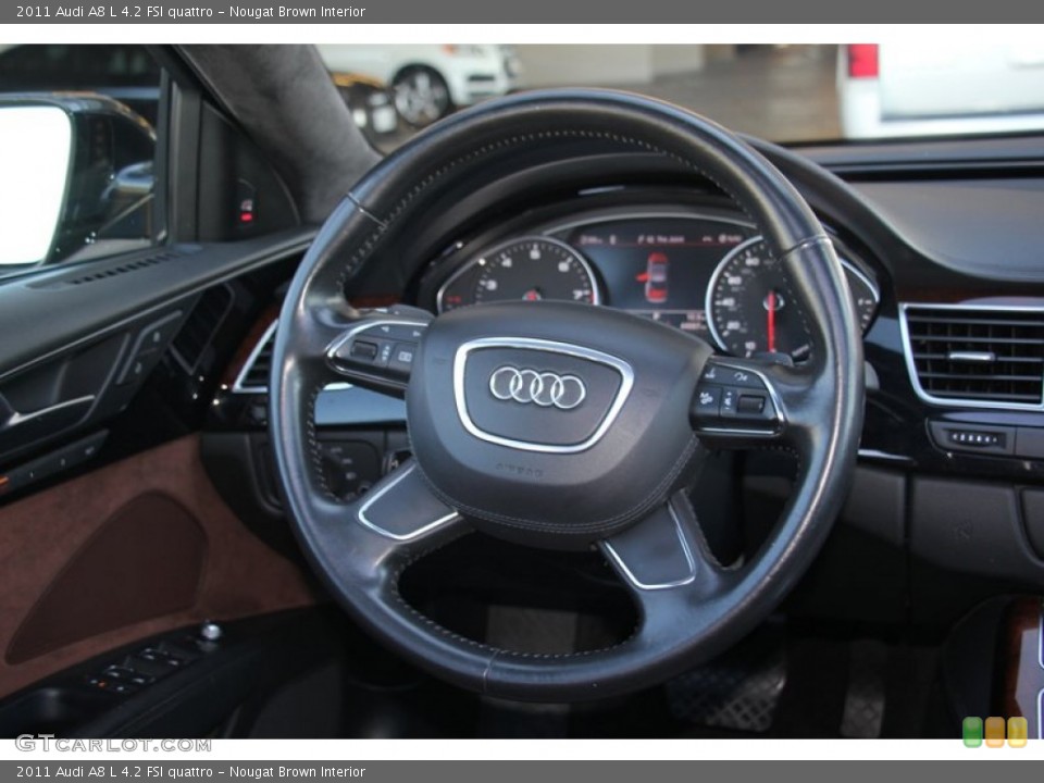 Nougat Brown Interior Steering Wheel for the 2011 Audi A8 L 4.2 FSI quattro #98416855