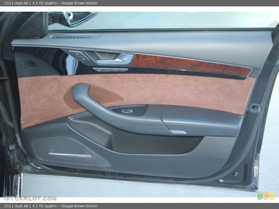 Nougat Brown Interior Door Panel for the 2011 Audi A8 L 4.2 FSI quattro #98416966