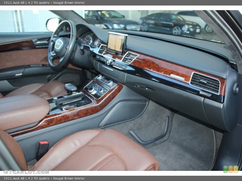 Nougat Brown Interior Dashboard for the 2011 Audi A8 L 4.2 FSI quattro #98416984