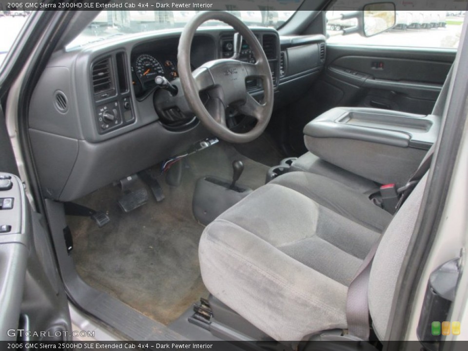 Dark Pewter Interior Photo for the 2006 GMC Sierra 2500HD SLE Extended Cab 4x4 #98420248