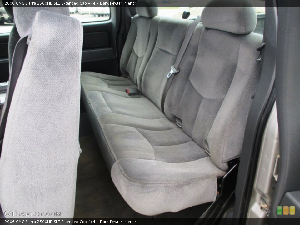 Dark Pewter Interior Rear Seat for the 2006 GMC Sierra 2500HD SLE Extended Cab 4x4 #98420395