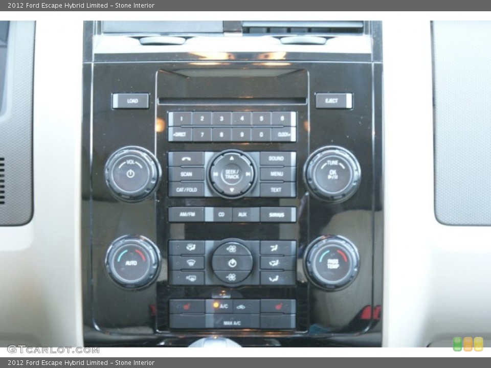 Stone Interior Controls for the 2012 Ford Escape Hybrid Limited #98420875