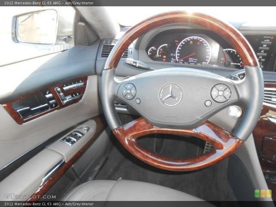 Ash/Grey Interior Steering Wheel for the 2012 Mercedes-Benz CL 63 AMG #98426870