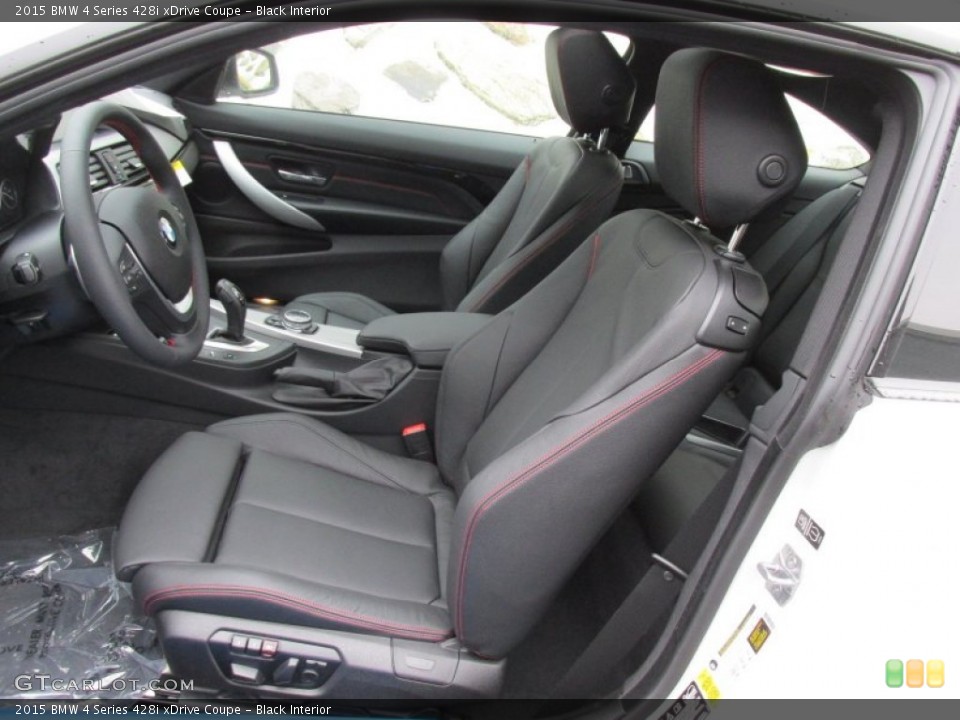 Black Interior Front Seat for the 2015 BMW 4 Series 428i xDrive Coupe #98433677