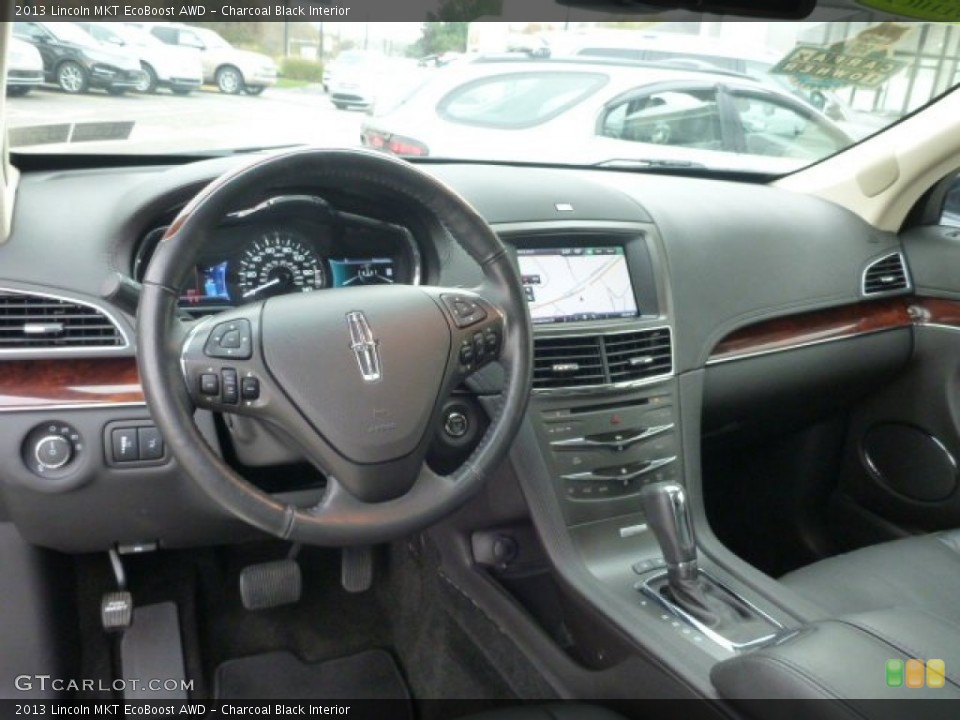 Charcoal Black Interior Dashboard for the 2013 Lincoln MKT EcoBoost AWD #98434058