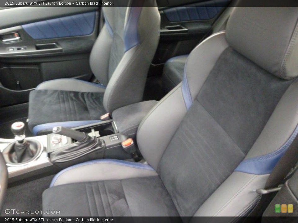 Carbon Black Interior Front Seat for the 2015 Subaru WRX STI Launch Edition #98434790