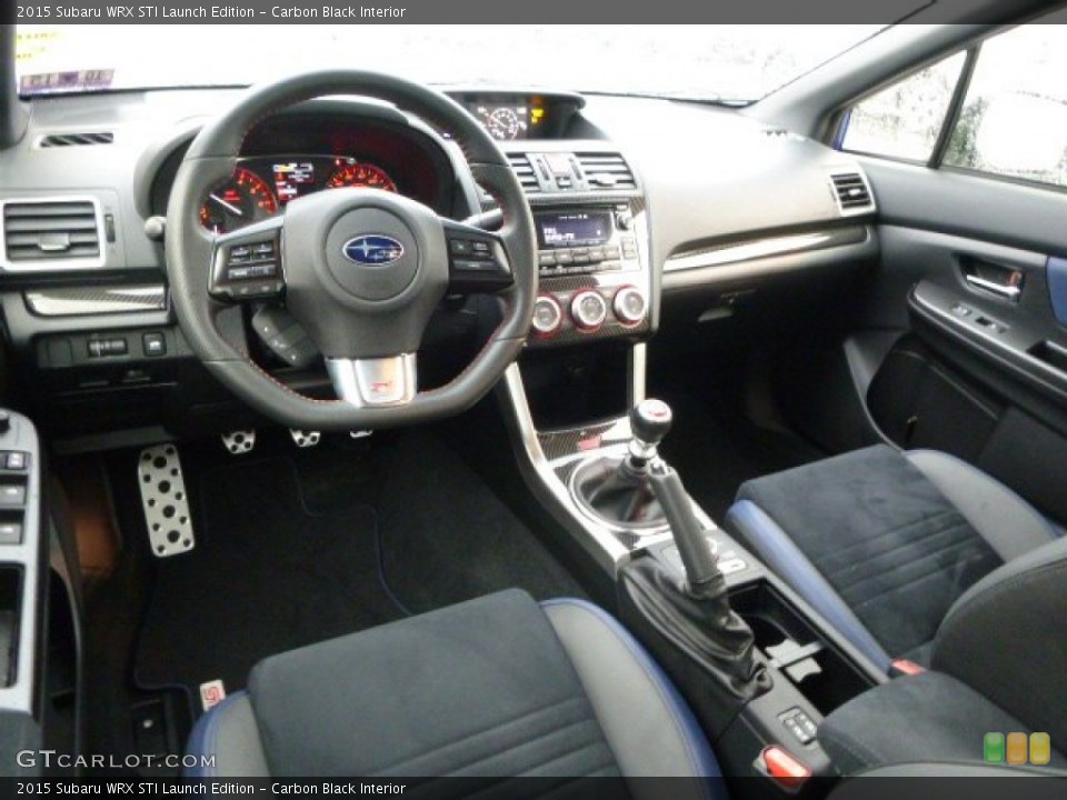 Carbon Black Interior Photo for the 2015 Subaru WRX STI Launch Edition #98434838