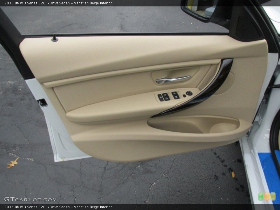 Venetian Beige Interior Door Panel for the 2015 BMW 3 Series 320i xDrive Sedan #98435725