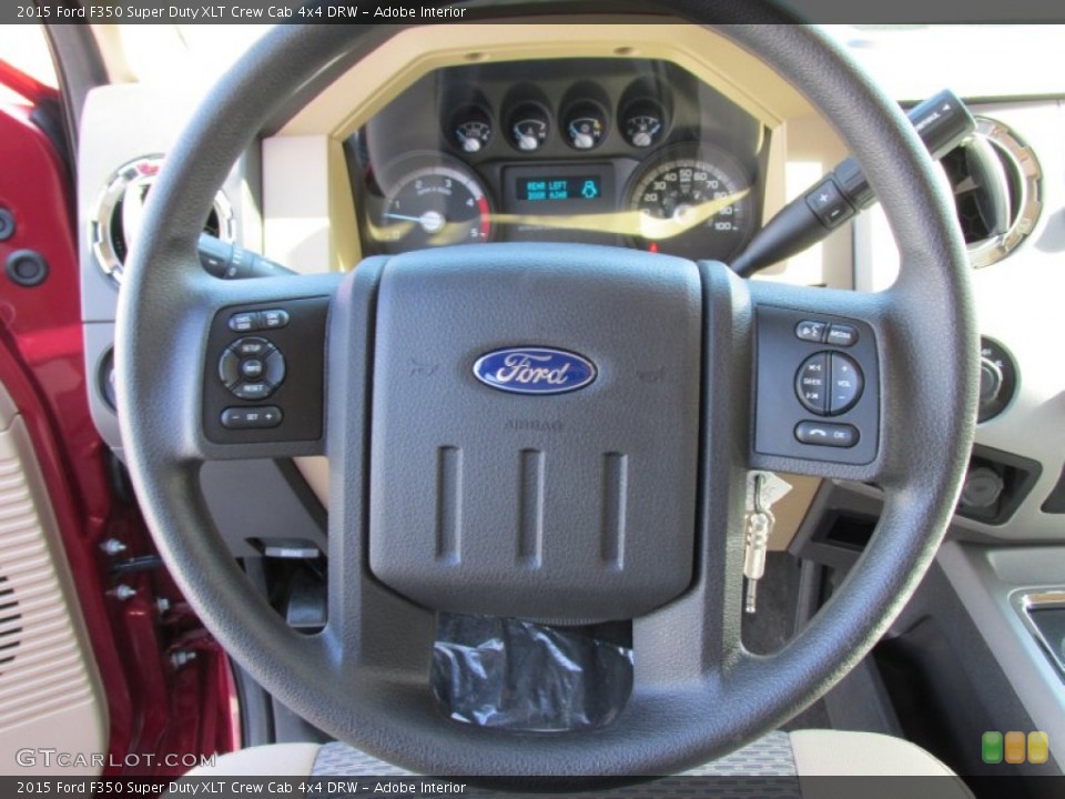Adobe Interior Steering Wheel for the 2015 Ford F350 Super Duty XLT Crew Cab 4x4 DRW #98436599