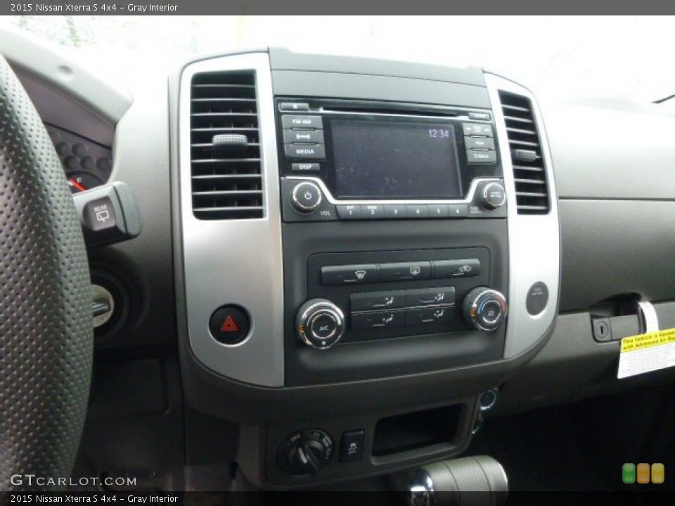 Gray Interior Controls for the 2015 Nissan Xterra S 4x4 #98440505