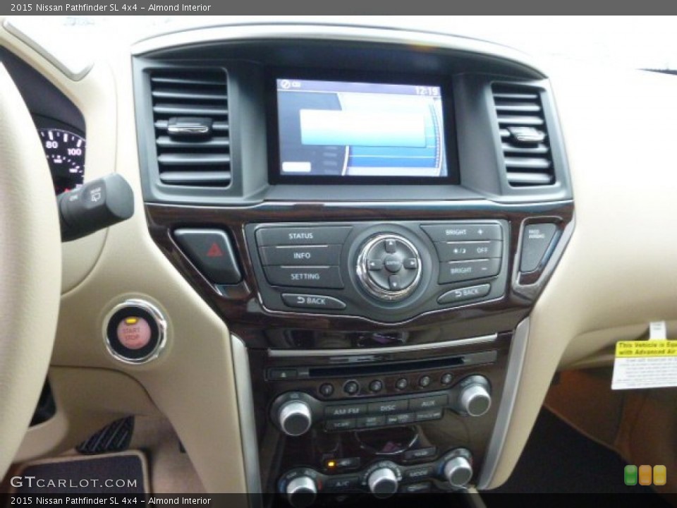 Almond Interior Controls for the 2015 Nissan Pathfinder SL 4x4 #98441702